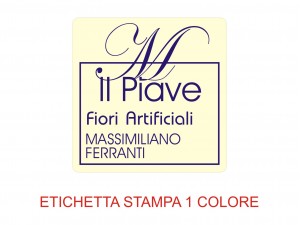 Etichette adesive per fioristi, fiorai e vivaisti (mm 35x35)  (cod.37G)
